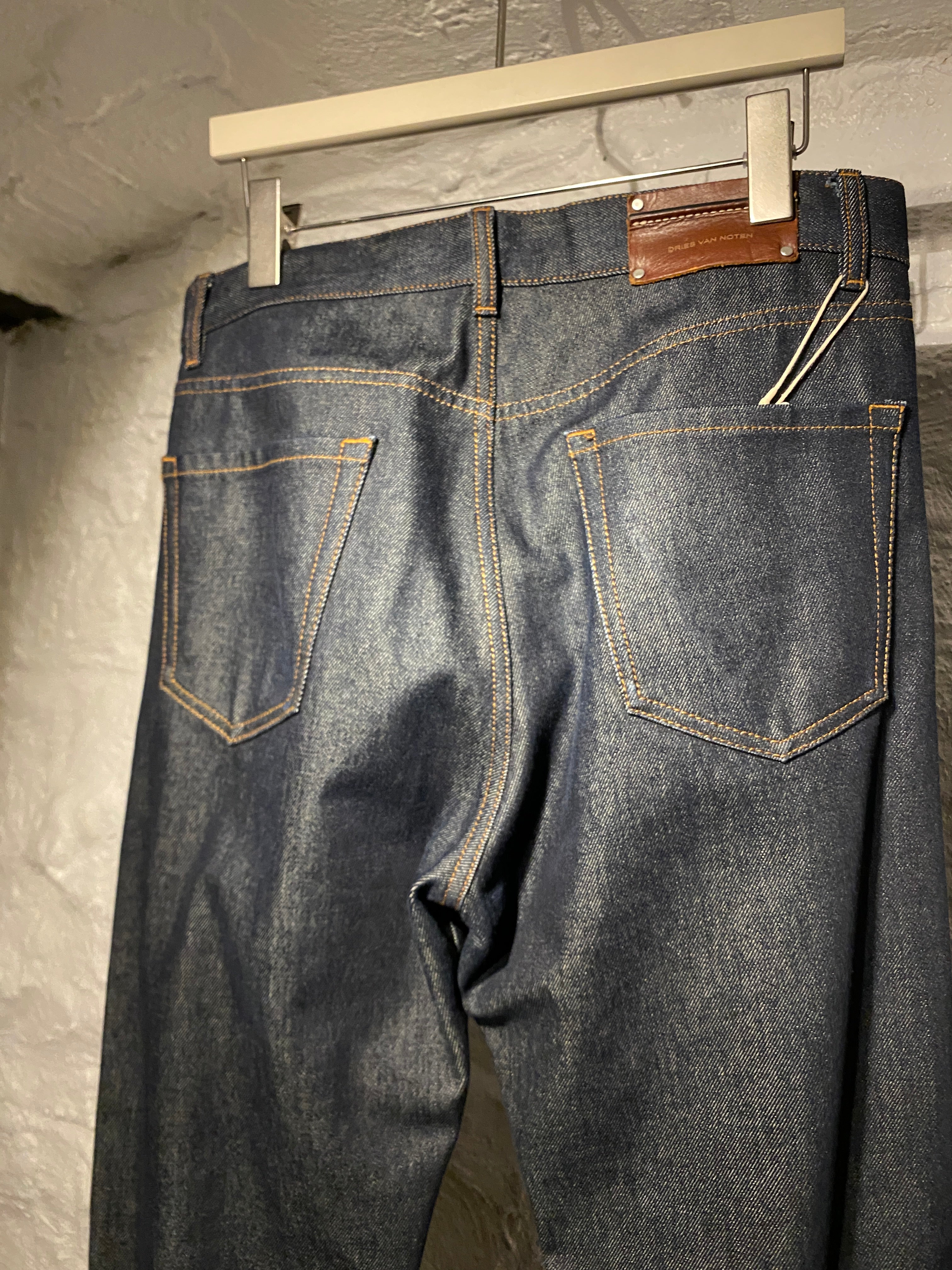 Dries Van Noten Dark Blue Denim Jean