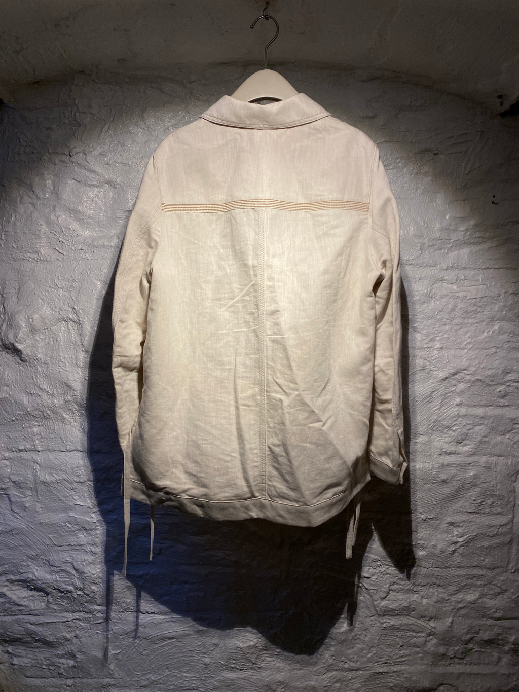 Loewe Light Beige Asymmetric Drill Jacket