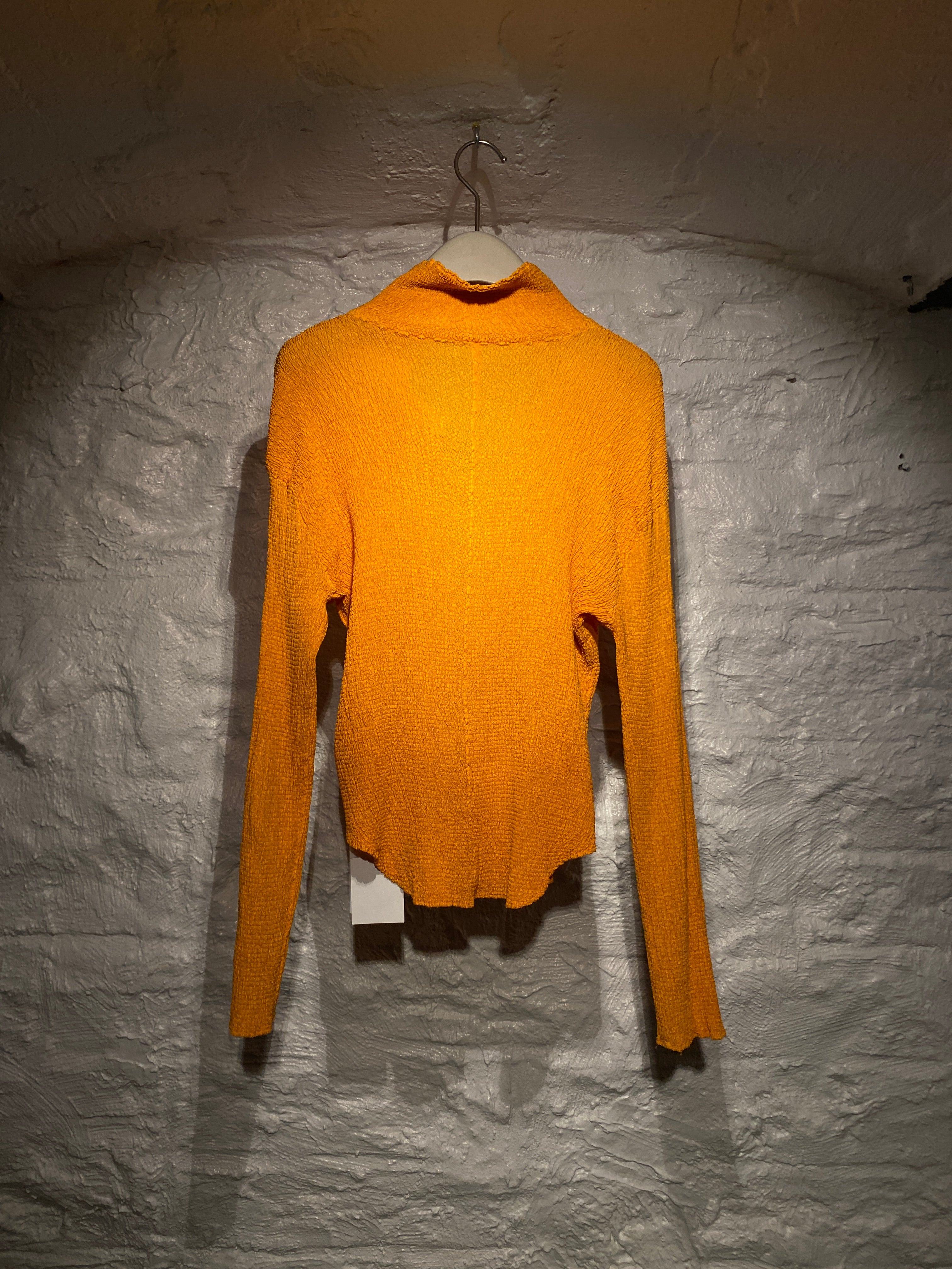 Issey Miyake Bright Orange Shirt