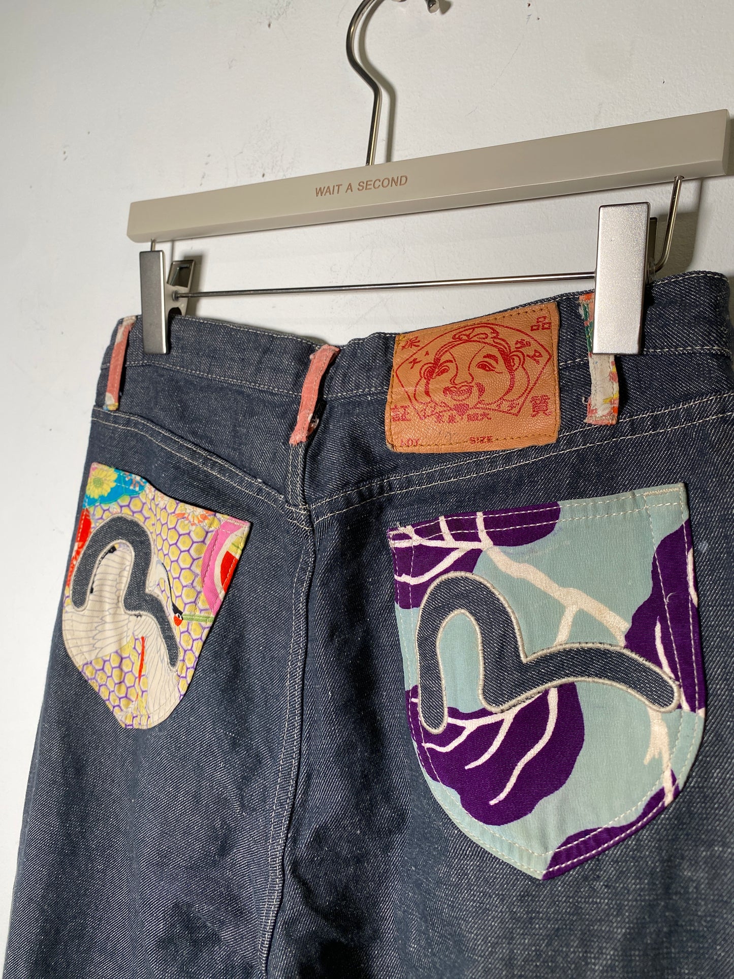 Evisu Vintage Floral printed denim jeans