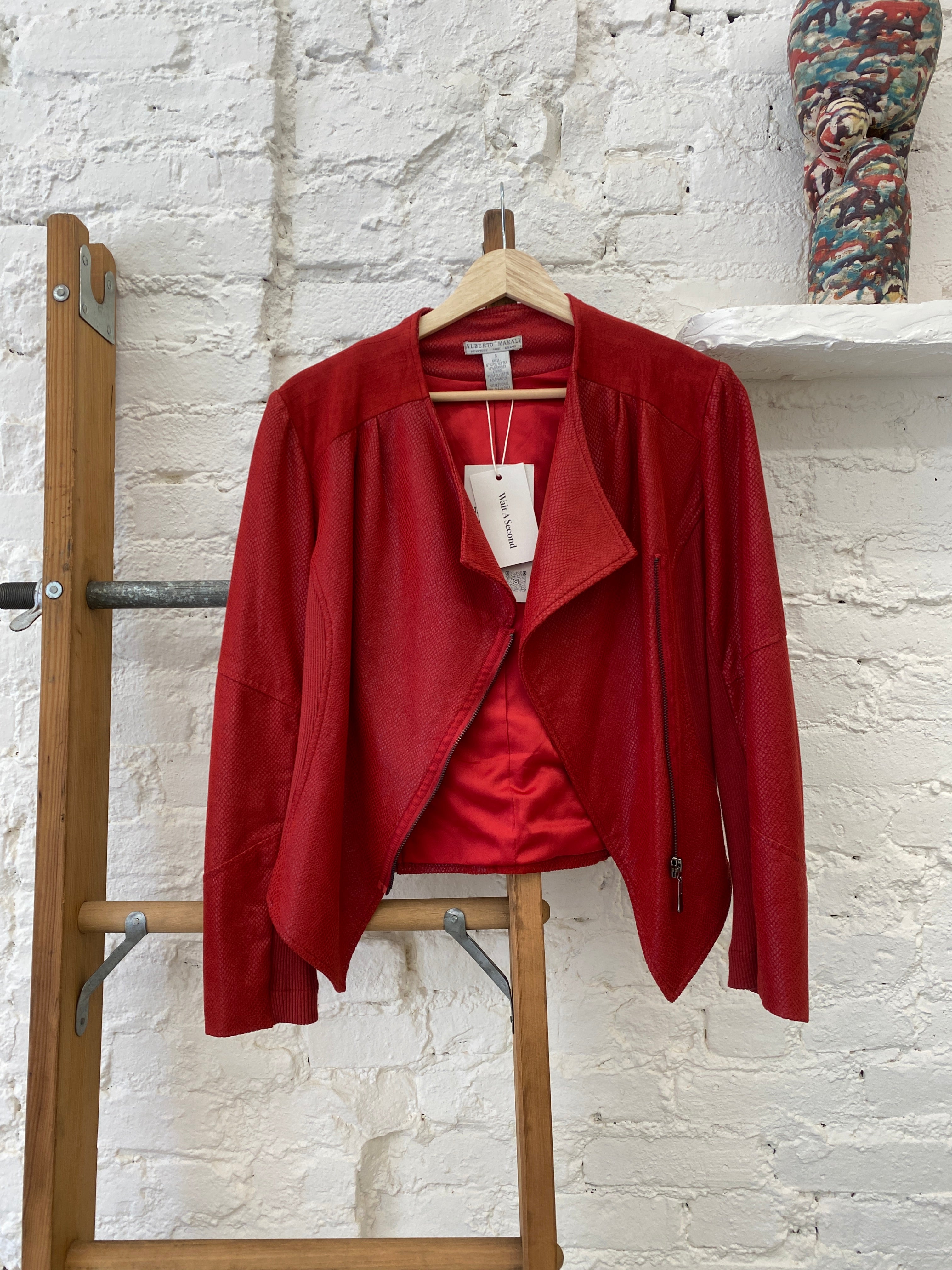 WAS-2377 Alberto Makail Red Jacket