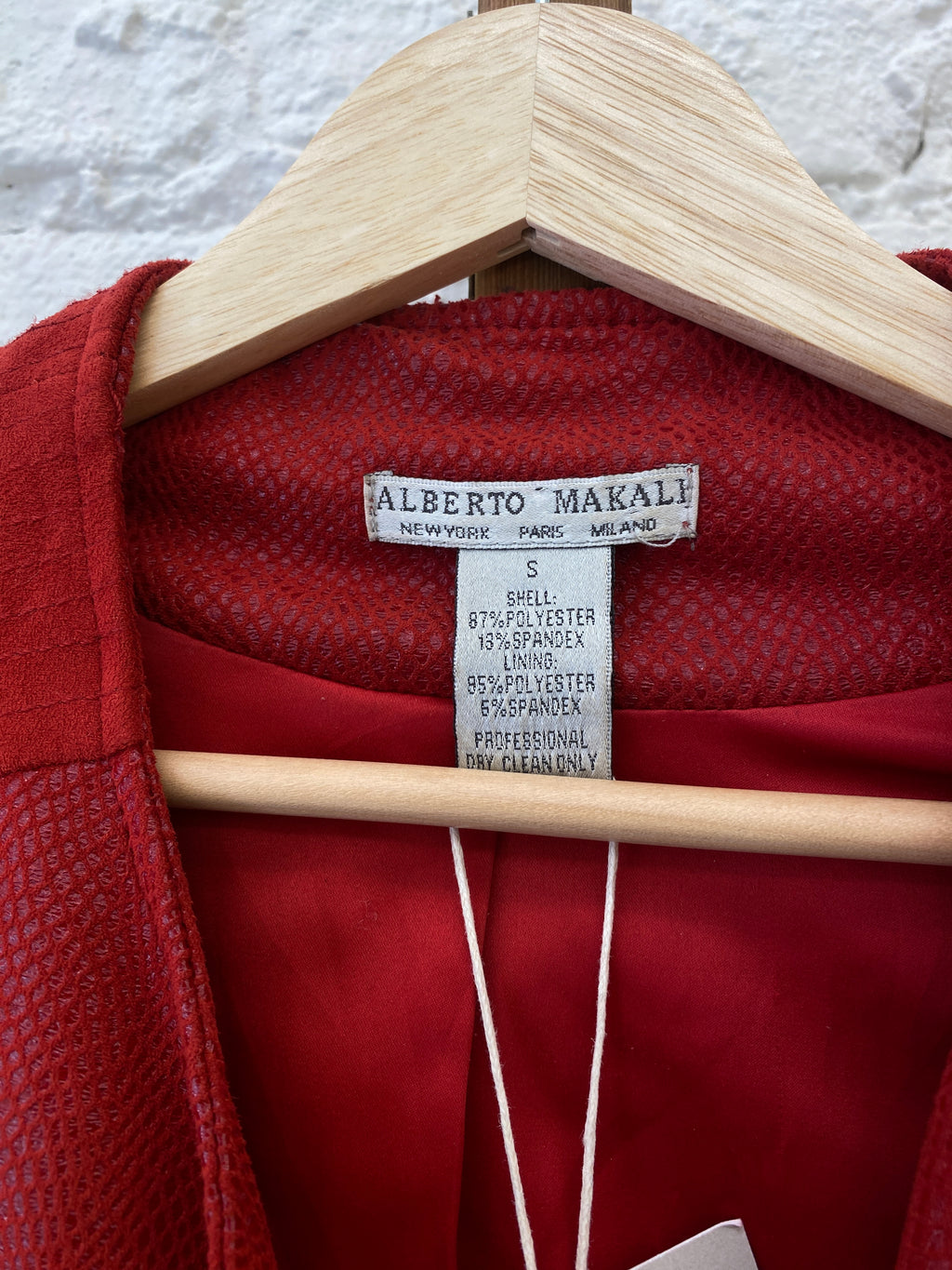 WAS-2377 Alberto Makail Red Jacket