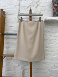 WAS-24182 Courreges Skirt in Beige