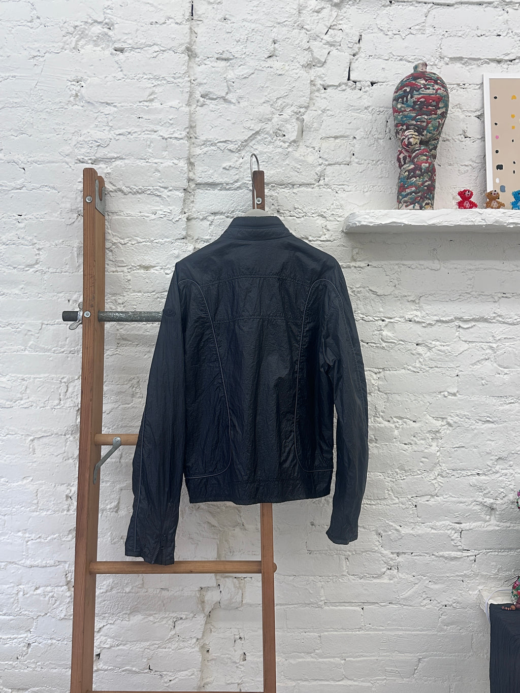 WAS-25560 Diesel Black nylon light jacket