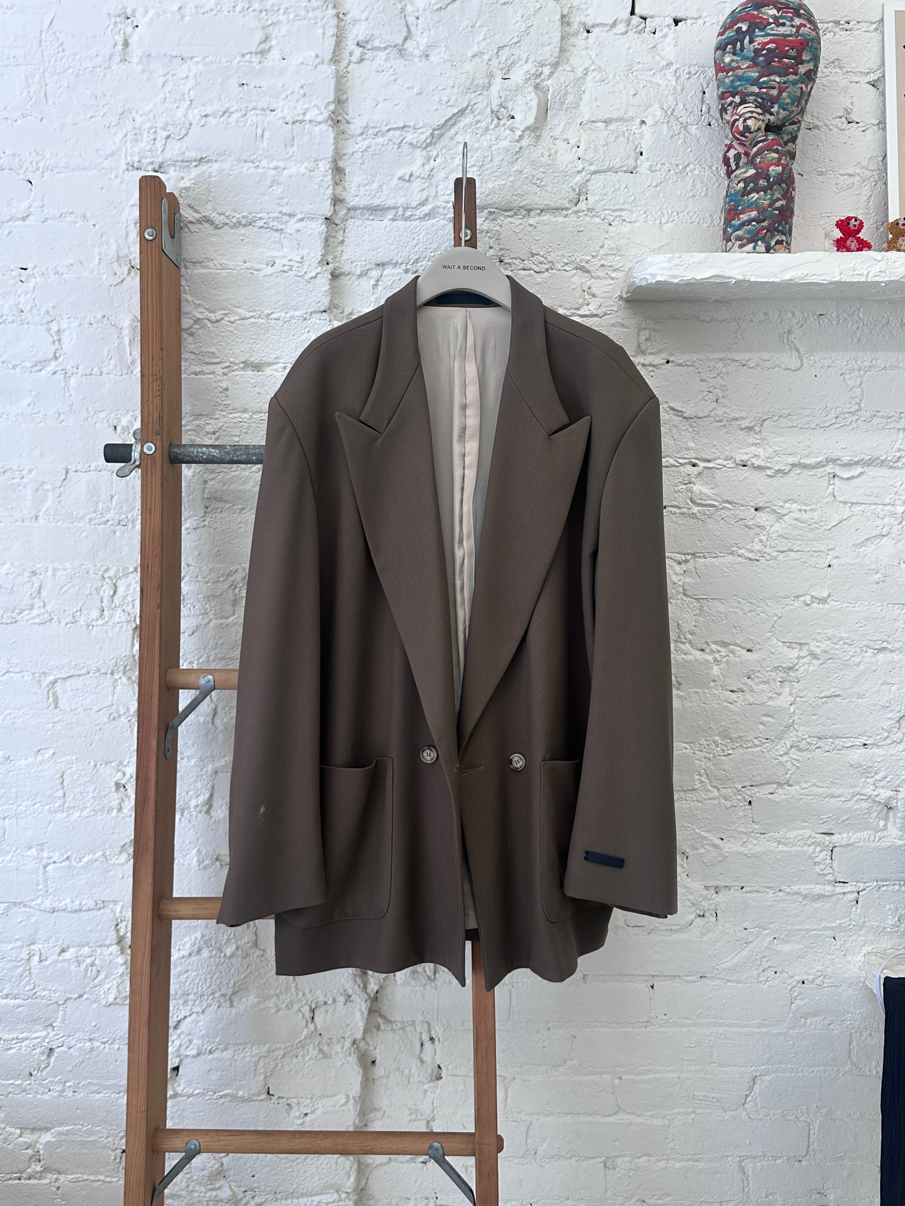 Fear of God Wool Twill Brown 'The Suit' Blazer