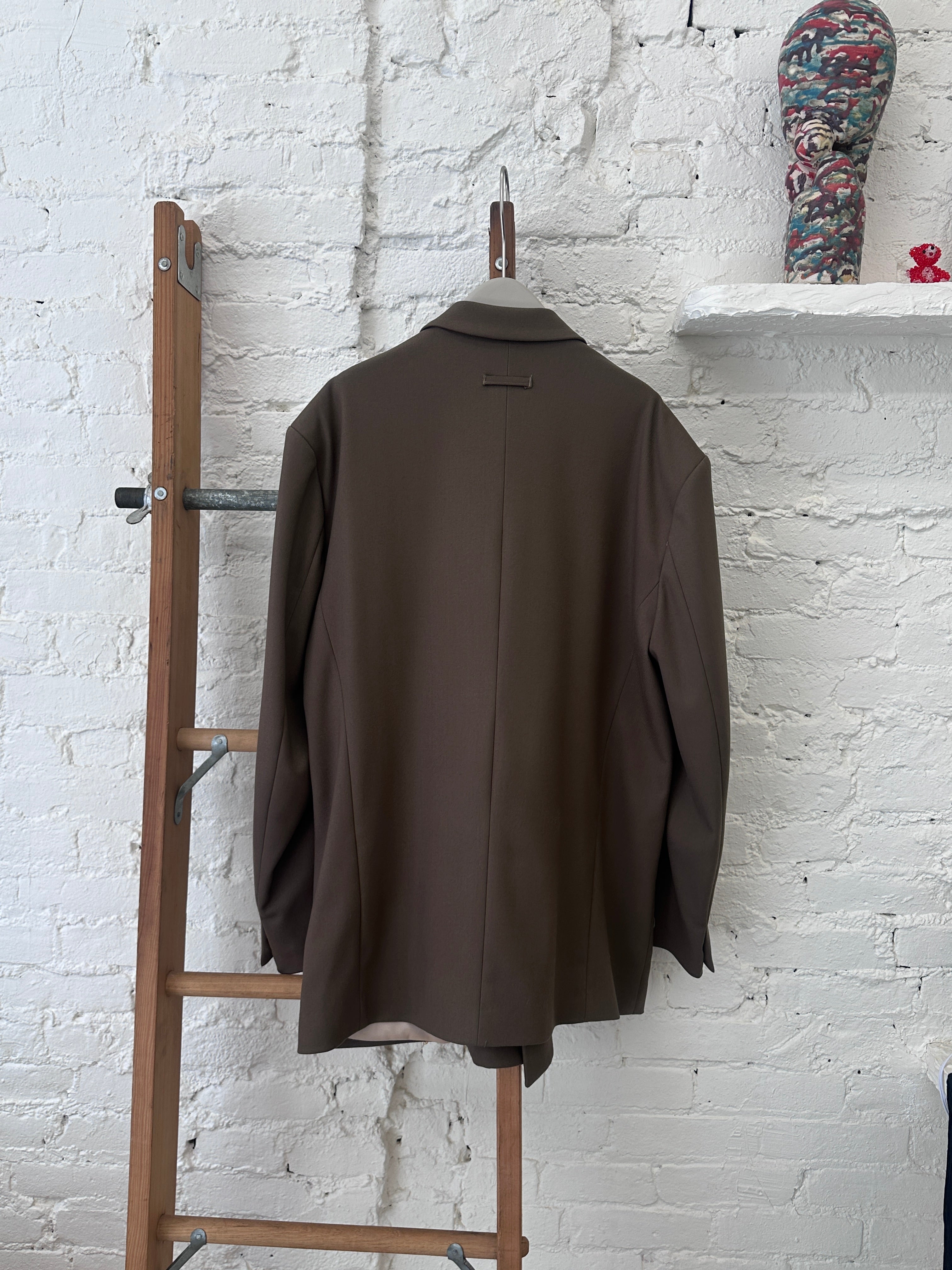 Fear of God Wool Twill Brown 'The Suit' Blazer