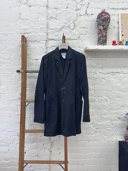 WAS-24WL317 Grabstore of London Jackt with tie in Black