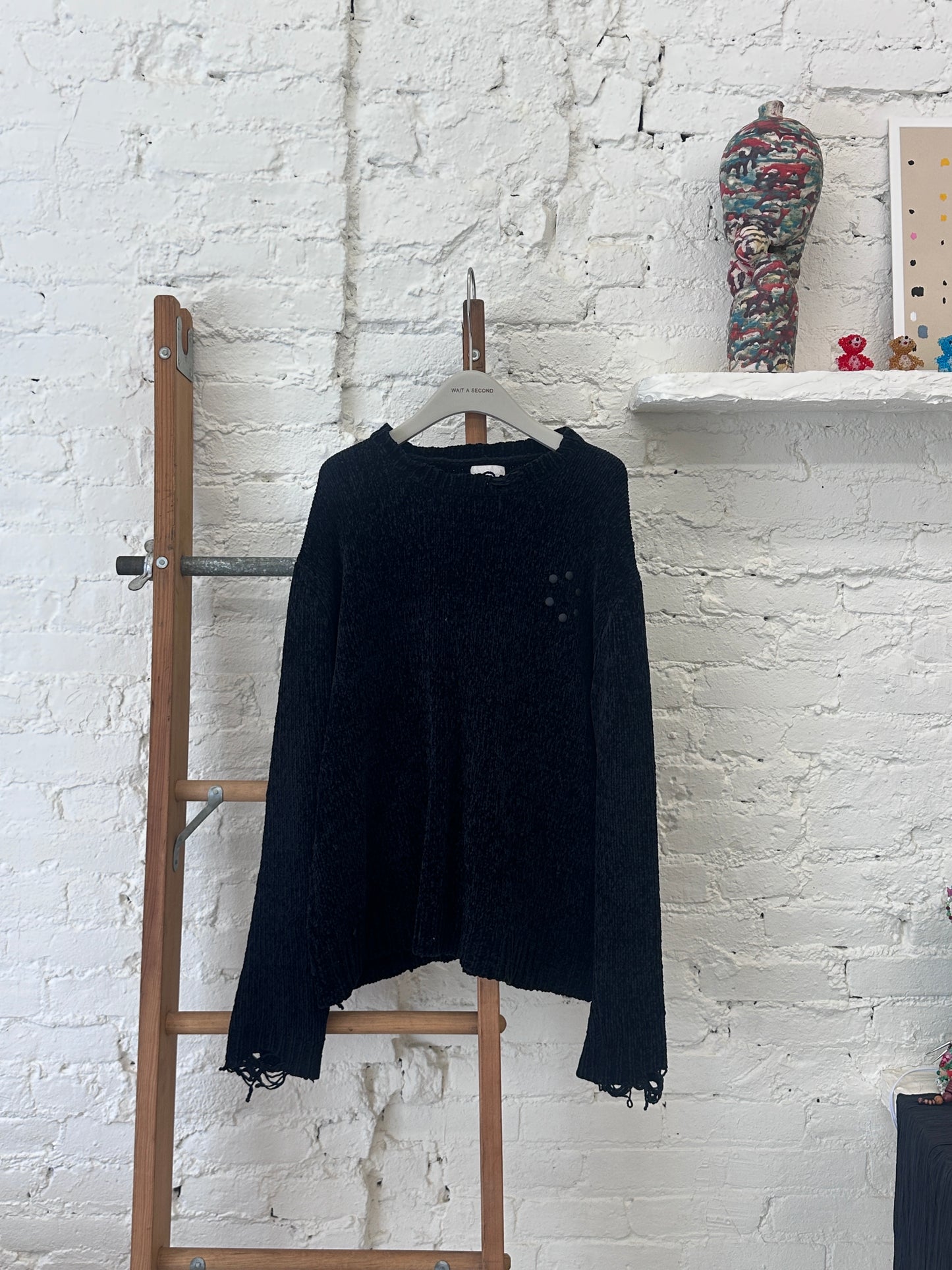 WAS-25652 Nutemperor Black sweater