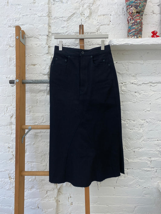 WAS-2311 RICK OWENS DENIMS DRESS